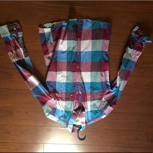 Hollister plaid button down